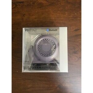 Waterproof Vivitar Wireless Speaker Small Purple Snail Bluetooth